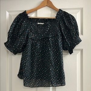 Doen floral Frances top